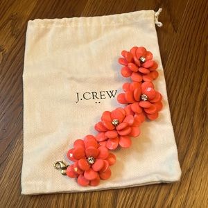 J. Crew flower bracelet
